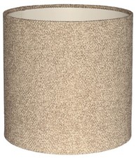 Lampenschirm für Stehlampe, Hängelam Zylinder 13-50 cm E27/E14 Beige AREZZO