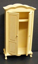 Puppenhaus Holz Kleiderschrank