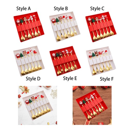 Weihnachtsbesteck set - 6x,