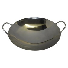 Wok Pfanne 31 cm Ø Edelstahl