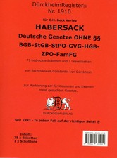 Habersack akronyme ohne - habersack,