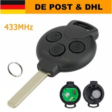Auto Funk Schlüssel Fernbedienung 433MHz VA2 Für Smart 451 Fortwo Coupe Cabrio