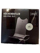 Lurch Küchenbutler Grau Küchenhelfer Kochbuchhalter Tablet Halter Praktisch
