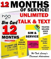 H2o h20 wireless sim - wireless, 12