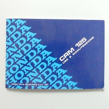 Honda CRM 125 Bedienungsanleitung Manual Uso e Manutenzione B0420