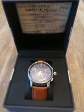 ZEPPELIN Chronograph Los Angeles, Herrenuhr, Männeruhr, Lederarmband