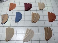 Stufenteppich, Stufenmatte gruen, beige, rot, bordeaux, blau, terra, braun