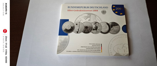Silber gedenkmünzenset 2004 - silber-gedenkmünzenset,