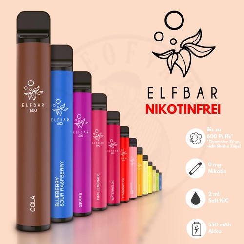 Elfbar 600 800 e - 800, e-zigarette