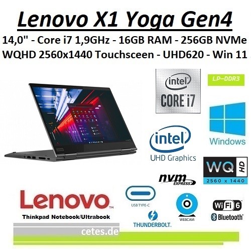 Lenovo thinkpad yoga gen4 - x1,