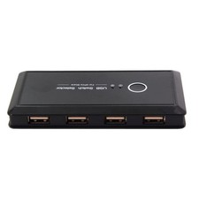USB Switch Selector 2-Port-PCs, die 4 Geräte gemeinsam nutzen