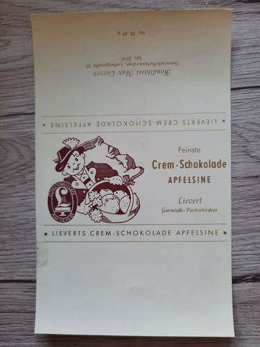 Schokoladenpapier apfelsine - schokoladenpapier,