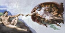 Die Erschaffung Adams Sixtinischen Kapelle Adams Michelangelo Alte Meister A2 34