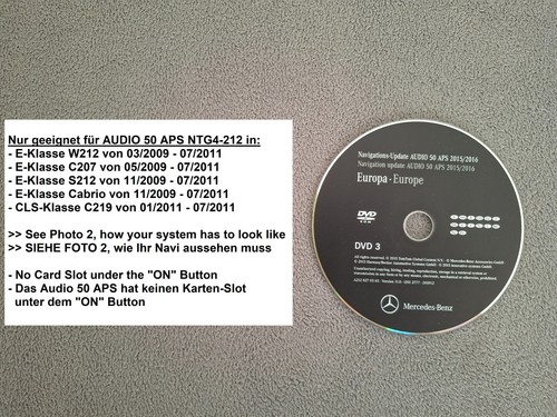 Mercedes navi dvd - dvd, audio