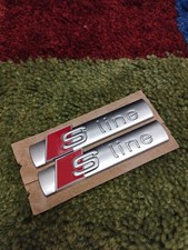Original Audi S-Line Emblem