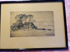 Radierung handsigniert original Ingwer Paulsen um 1920 ,