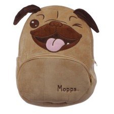 Mopshund Plüsch Rucksack