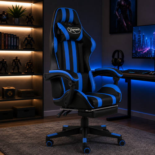 Gaming stuhl mit - gaming, fußstütze