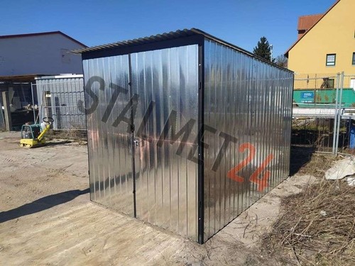 Blechgarage 2x2 gerätehaus - 2x2,