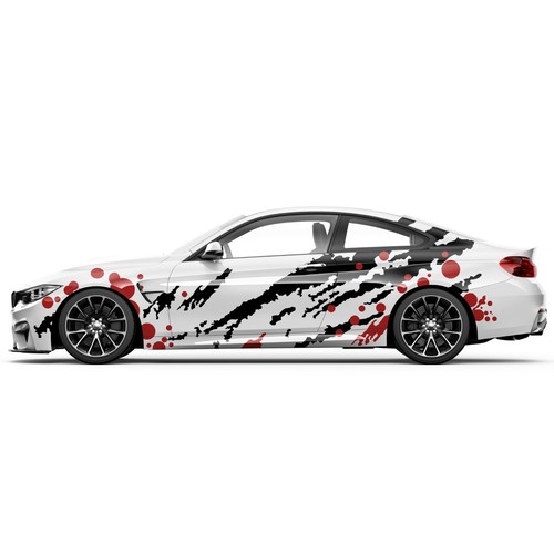 Auto seitenaufkleber set - auto,