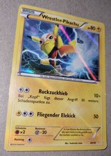Pokémonkarte Wrestler-Pikachu 30/30 HOLO XY Trainer Kit Original Deutsch SELTEN