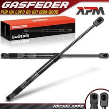 2x Gasfeder Heckklappe Dämpfer 500mm 365N für VW Lupo 60 6X1 1998-2005 Coupe