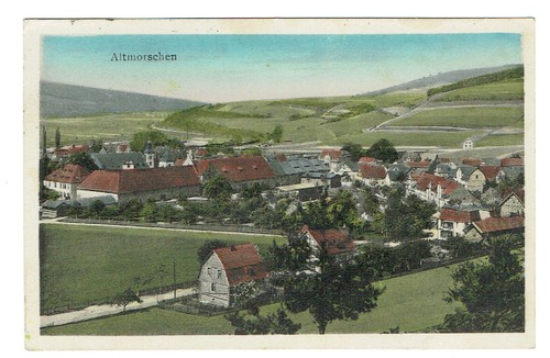 Altmorschen gesamtansicht - ak,