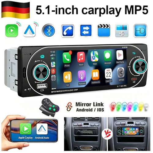 Autoradio wireless apple - 5",