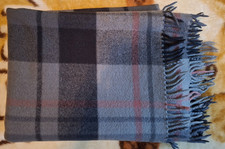 Vintage Wolldecke Karomuster