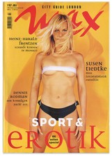 MAX 7/97 City Guide LONDON Sport Erotik Susen Tiedtke H.H.Frentzen Dennis Rodman
