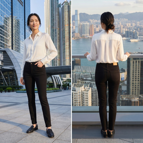 Esprit black stretch jeans - esprit,