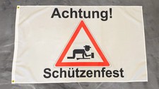 Fahne Flagge Achtung