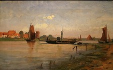 Ludvig Kabell 1853-1902 Öl
