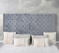 Bettkopfteil Samt Betthaupt Boxspringbett Kopfteil Polster Wandkissen 180cm neu