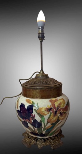 Antike keramik tischlampe - antike,