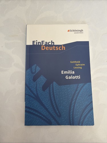 Emilia galotti gymnasiale - emilia, galotti: