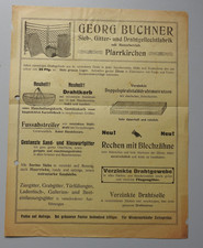 A053/ Werbung Georg Buchner, Drahtgeflechtfabrik, Pfarrkirchen ca. 1910