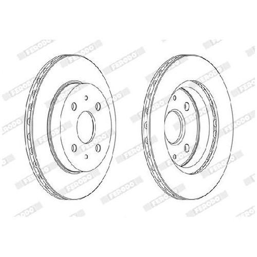 Bremsscheibe vorne für - 2x,