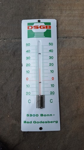 Emailschild thermometer - emailschild,