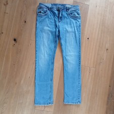 Tom Tompson Herren Jeans  36 / 32 Denim Slim Hose Junge Blue 