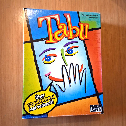 Tabu gesellschaftsspiel von - -,