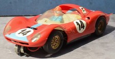 CARRERA FERRARI DINO 14  SPIDER SLOTCAR SCHWINGARMCHASSIS VINTAGE