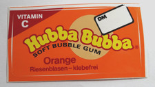 Werbe-Aufkleber Hubba Bubba