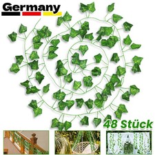 48x Efeugirlande Künstlich