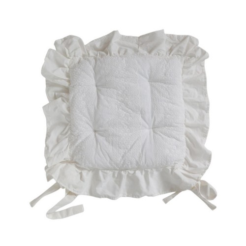 Sitzkissen mit rüschen - sitzkissen,