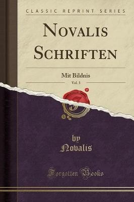 Novalis schriften vol mit - novalis, schriften,