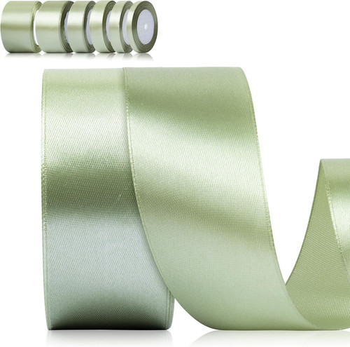 Satinband grün 40mm 22m - grün, x