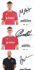 Hannover 96 - Saison 2024/25, 12 Autogrammkarten mit Originalunterschrift!