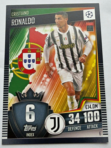 Cristiano ronaldo topps match - topps,
