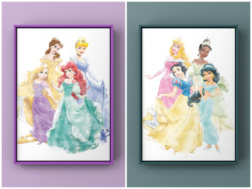Disney prinzessinnen poster - disney,